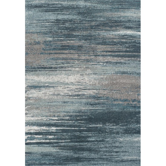 Modern Greys MG5993 Teal 3'3" x 5'3" Rug