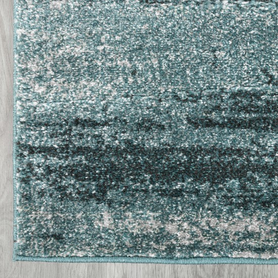 Modern Greys MG5993 Teal 3'3" x 5'3" Rug