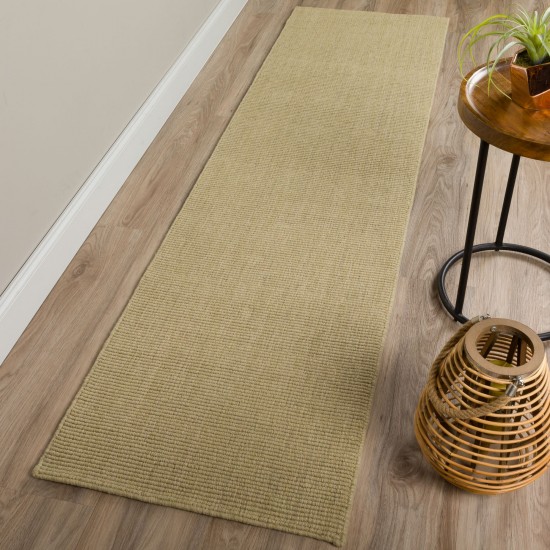 Monaco Sisal MC100 Aloe 2'3" x 7'6" Runner Rug