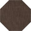 Monaco Sisal MC100 Chocolate 4' x 4' Octagon Rug