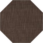 Monaco Sisal MC100 Chocolate 6' x 6' Octagon Rug