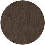 Monaco Sisal MC100 Chocolate 8' x 8' Round Rug