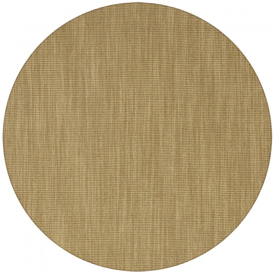 Monaco Sisal MC100 Gold 10' x 10' Round Rug