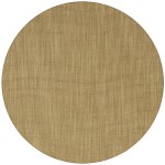 Monaco Sisal MC100 Gold 4' x 4' Round Rug