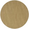 Monaco Sisal MC100 Gold 6' x 6' Round Rug