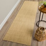 Monaco Sisal MC100 Honey 2'6" x 16' Runner Rug