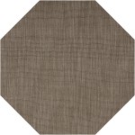 Monaco Sisal MC100 Mocha 4' x 4' Octagon Rug