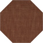 Monaco Sisal MC100 Paprika 4' x 4' Octagon Rug