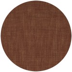 Monaco Sisal MC100 Paprika 6' x 6' Round Rug