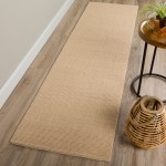 Monaco Sisal MC100 Sandstone 2'6" x 16' Runner Rug