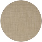 Monaco Sisal MC100 Taupe 4' x 4' Round Rug