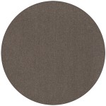 Monaco Sisal MC200 Charcoal 6\' x 6\' Round Rug