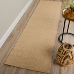 Monaco Sisal MC200 Ecru 2'6" x 12' Runner Rug