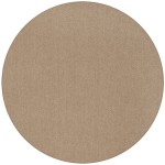 Monaco Sisal MC200 Ecru 4' x 4' Round Rug