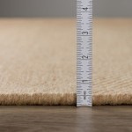 Monaco Sisal MC200 Ecru 6' x 6' Square Rug