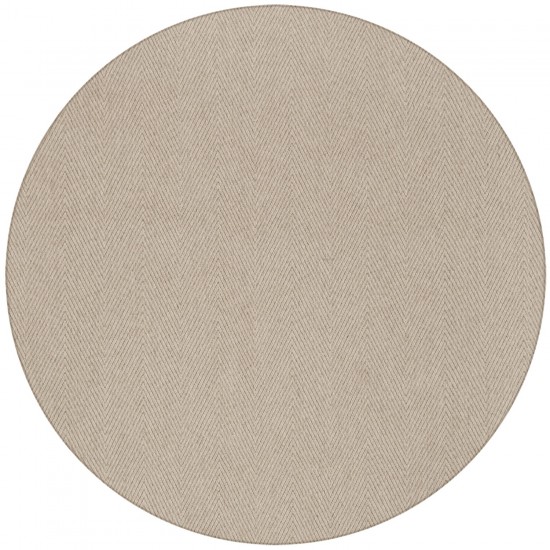 Monaco Sisal MC200 Linen 10' x 10' Round Rug