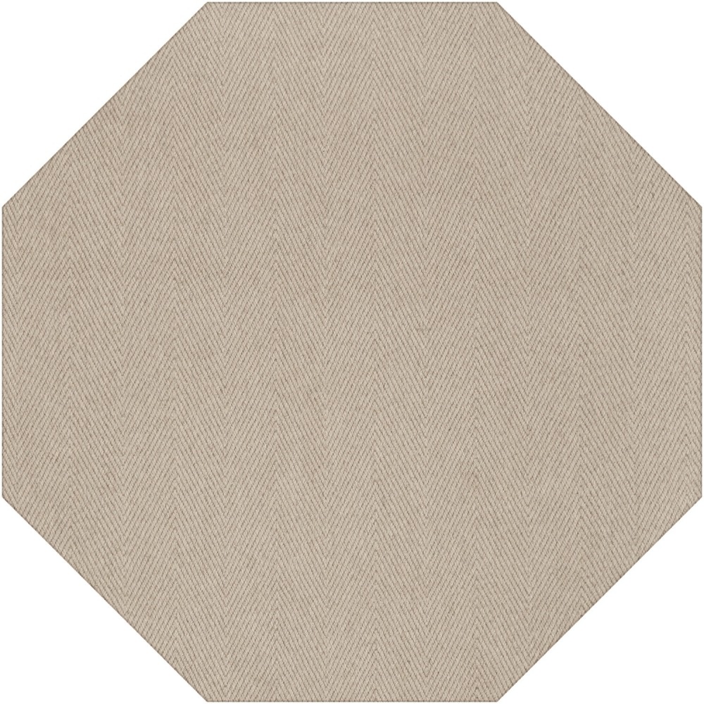 Monaco Sisal MC200 Linen 12' x 12' Octagon Rug