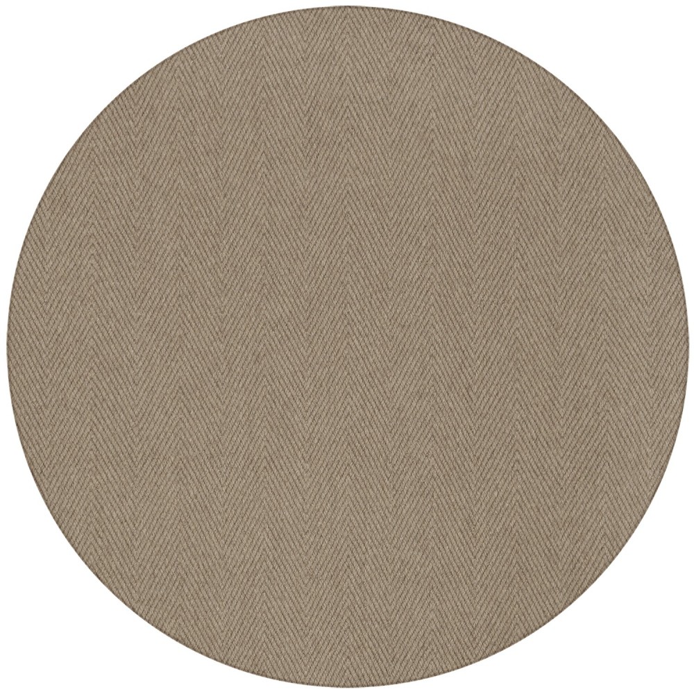 Monaco Sisal MC200 Putty 4' x 4' Round Rug