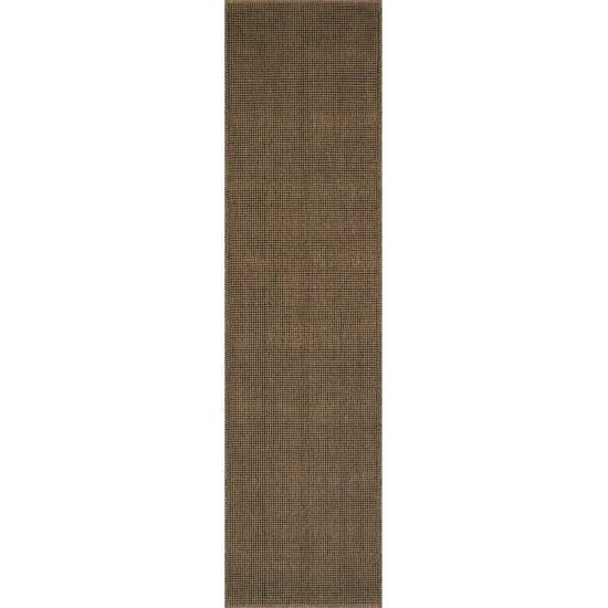 Monaco Sisal MC300 Fudge 2'6" x 10' Runner Rug