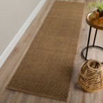 Monaco Sisal MC300 Fudge 2'6" x 10' Runner Rug