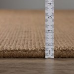 Monaco Sisal MC300 Fudge 4' x 4' Square Rug