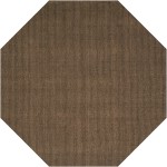 Monaco Sisal MC300 Fudge 8\' x 8\' Octagon Rug