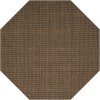 Monaco Sisal MC300 Fudge 8' x 8' Octagon Rug