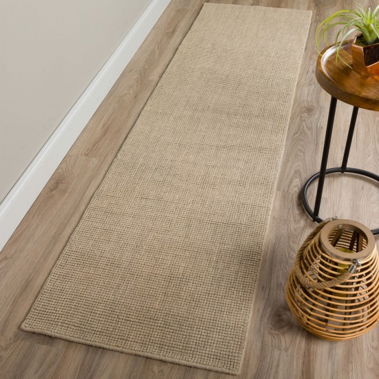 Monaco Sisal MC300 Mushroom 2'3" x 7'6" Runner Rug