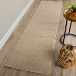 Monaco Sisal MC300 Mushroom 2'6" x 12' Runner Rug