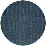 Monaco Sisal MC300 Navy 4' x 4' Round Rug