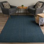 Monaco Sisal MC300 Navy 6' x 9' Rug