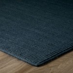 Monaco Sisal MC300 Navy 8' x 8' Round Rug