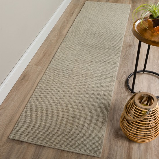 Monaco Sisal MC300 Silver 2'3" x 7'6" Runner Rug