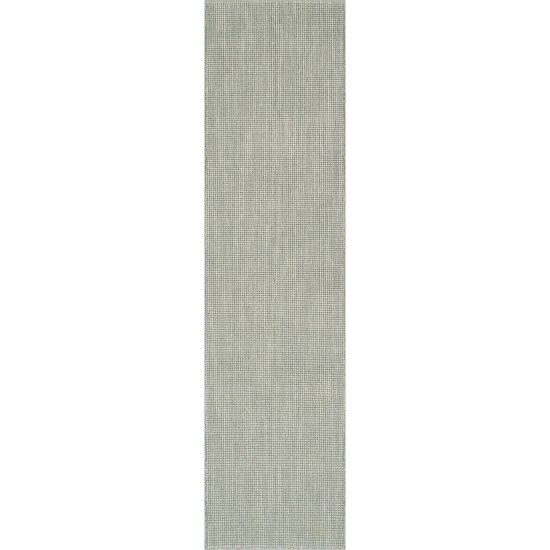 Monaco Sisal MC300 Silver 2'6" x 10' Runner Rug