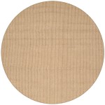 Monaco Sisal MC300 Wheat 4\' x 4\' Round Rug