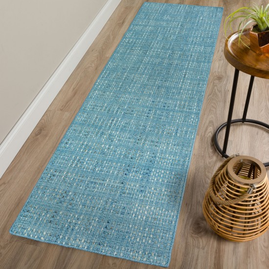 Nepal NL100 Denim 2'6" x 10' Runner Rug