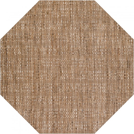 Nepal NL100 Mocha 10' x 10' Octagon Rug