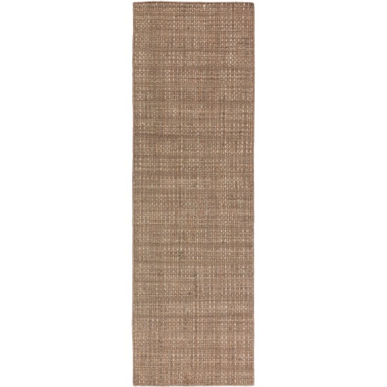 Nepal NL100 Mocha 2'3" x 7'6" Runner Rug