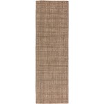 Nepal NL100 Mocha 2'6" x 12' Runner Rug