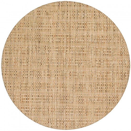 Nepal NL100 Sand 4' x 4' Round Rug