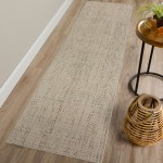 Nepal NL100 Taupe 2'3" x 7'6" Runner Rug