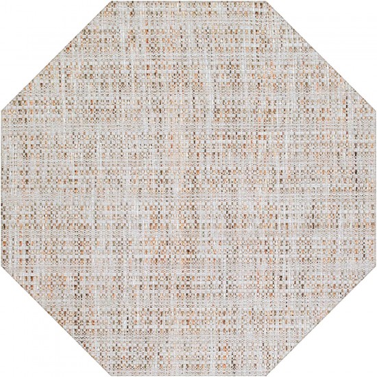 Nepal NL100 Taupe 8' x 8' Octagon Rug