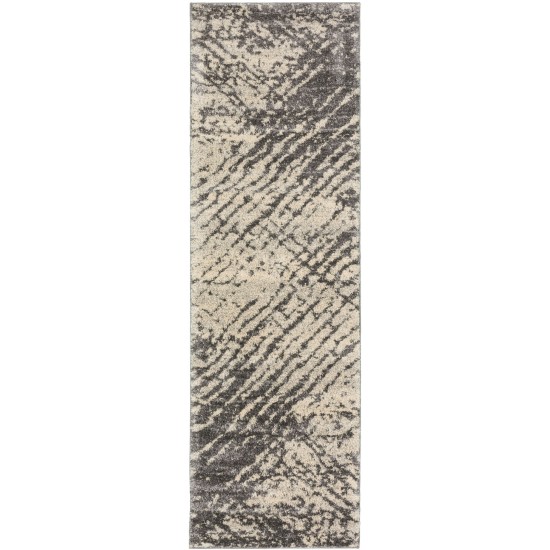 Orleans OR10 Grey 2'3" x 7'5" Runner Rug