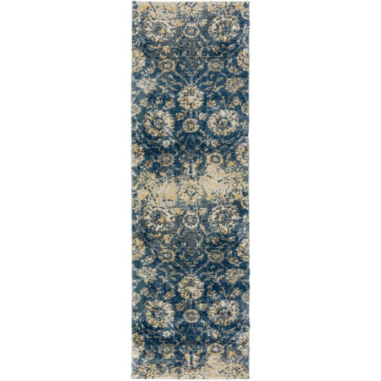 Orleans OR5 Indigo 2'3" x 7'5" Runner Rug