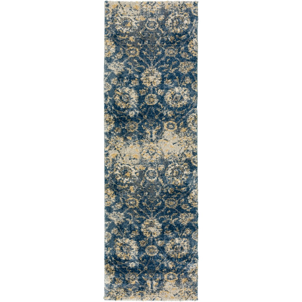 Orleans OR5 Indigo 2'3" x 7'5" Runner Rug