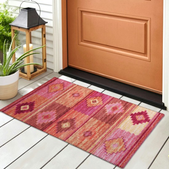 Indoor/Outdoor Phoenix PH1 Rose Washable 1'8" x 2'6" Rug