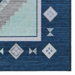 Indoor/Outdoor Phoenix PH2 Denim Washable 3' x 5' Rug