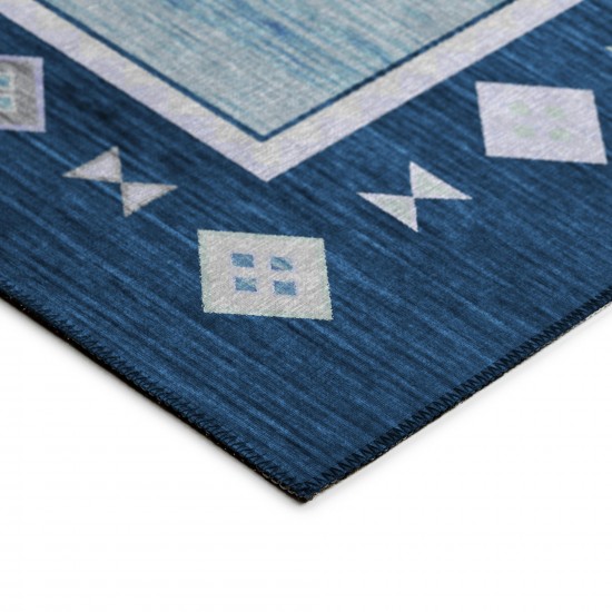 Indoor/Outdoor Phoenix PH2 Denim Washable 3' x 5' Rug