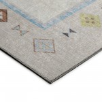 Indoor/Outdoor Phoenix PH2 Taupe Washable 1'8" x 2'6" Rug