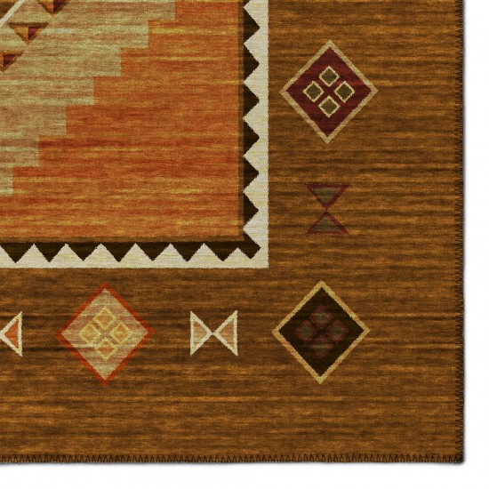 Indoor/Outdoor Phoenix PH2 Walnut Washable 5' x 7'6" Rug
